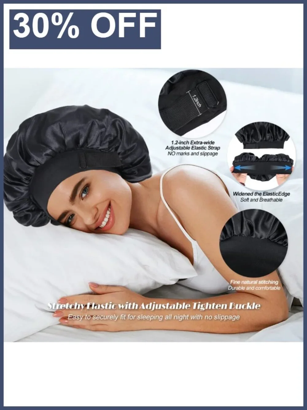 N/A silk bonnet